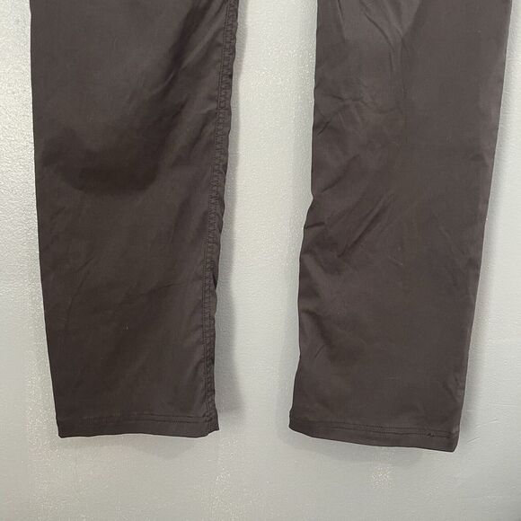 Prana Pants Mens 33x32 Gray Brion Stretch Slim Fit Outdoor Hiking Straight - Picture 8 of 10
